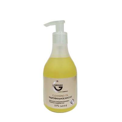 GREENINI Гидрофильное масло для снятия водостойкого макияжа глубокое очищение для любого типа кожи 235