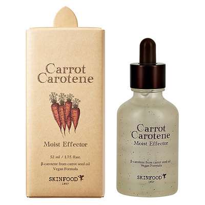 Skinfood Сыворотка для лица CARROT CAROTENE с экстрактом и маслом моркови (увлажняющая) 52
