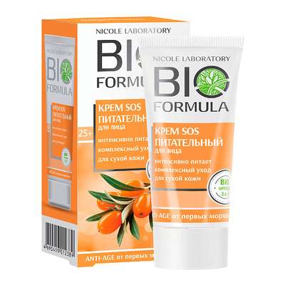 BIO FORMULA Крем SOS питательный для лица 50