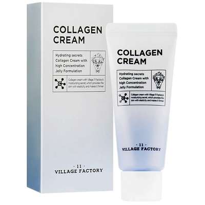 VILLAGE 11 FACTORY Крем для лица увлажняющий с коллагеном Collagen Cream 20
