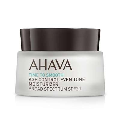 AHAVA Time To Smooth Увлажняющий крем – ровный тон и профилактика старения spf20 50