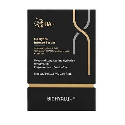 BIOHYALUX Сыворотка с гидро-активной гиалуроновой кислотой (подходит для сухой кожи) 45