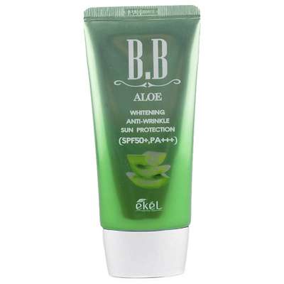Ekel Тональный ББ крем с Алоэ Увлажняющий BB Cream Aloe Sun Protection SPF50+ PA+++