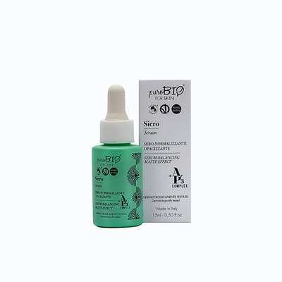 PUROBIO Сыворотка для жирной кожи Serum Sebum-Balancing Matte Effect 15