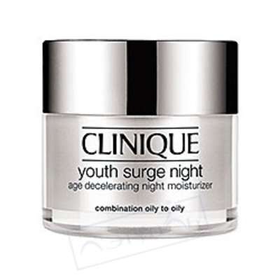 CLINIQUE Ночной крем, замедляющий появление признаков старения Youth Surge Night Age Decelerating Moisturizer для жирной кожи