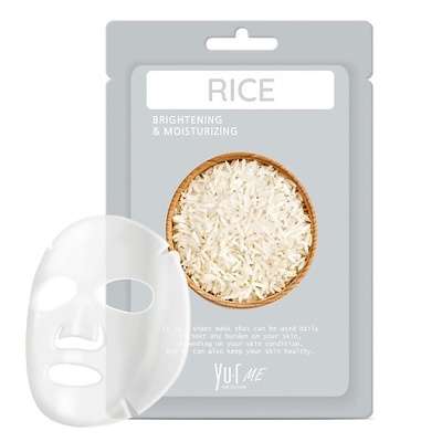 YU.R Тканевая маска для лица с экстрактом риса ME Rice Sheet Mask 25