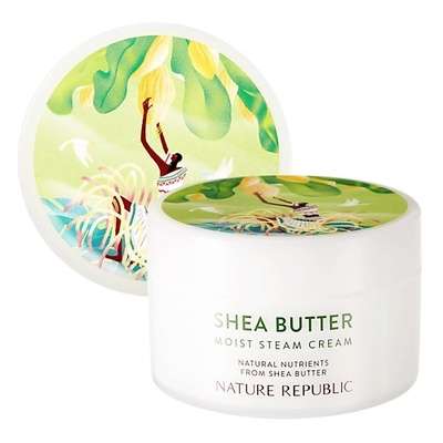 NATURE REPUBLIC Крем для лица увлажняющий на основе масла ши Shea Butter Steam Cream Moist