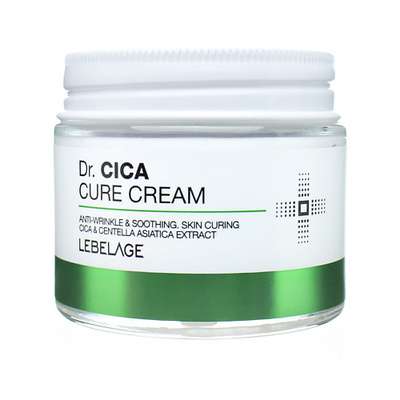 LEBELAGE Крем для лица с Центеллой антивозрастной Смягчающий Dr. Cica Cure Cream 70