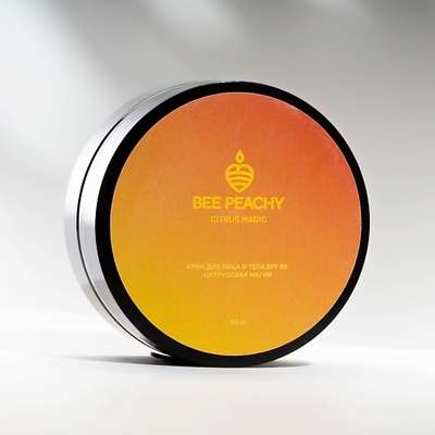 BEE PEACHY COSMETICS Крем для лица spf 50 Цитрусовая магия 50