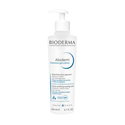BIODERMA Успокаивающий Гель-крем для сухой, раздраженной и атопичной кожи лица и тела Atoderm 200