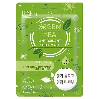 ELSKIN Антиоксидантная маска Зеленый чай 15