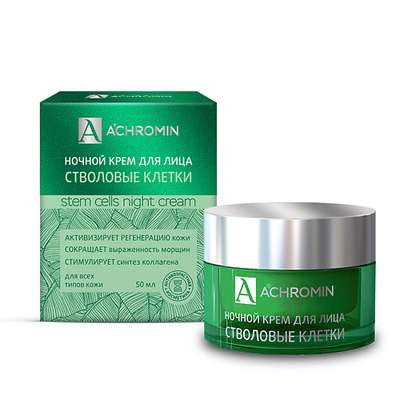 ACHROMIN Ночной крем для лица со стволовыми клетками яблока 50