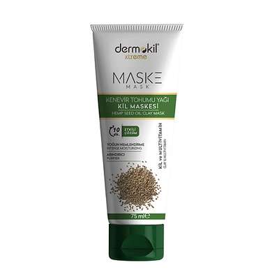 DERMOKIL Маска из глины с маслом семян конопли FACE CARE