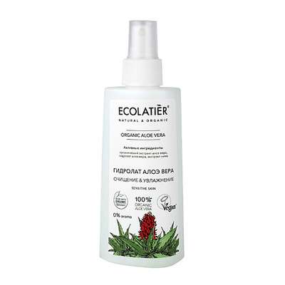 ECOLATIER Green Гидролат для лица серия ORGANIC ALOE VERA 150