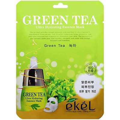 Ekel Маска для лица с Зеленым чаем Ultra Hydrating 25