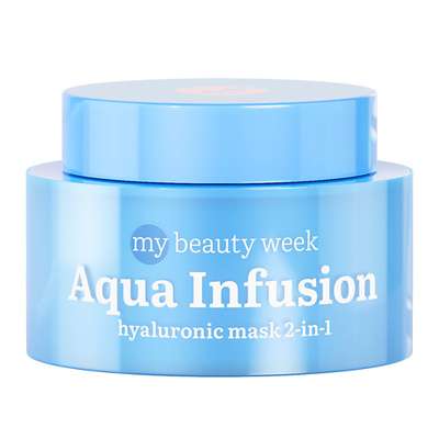 7DAYS Маска для лица увлажняющая с гиалуроновой кислотой 2-в-1 AQUA INFUSION MY BEAUTY WEEK 50