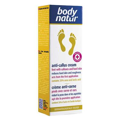 BODY NATUR Крем для ног антимозольный для грубой и жесткой кожи стоп