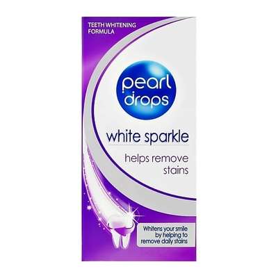 PEARL DROPS Паста зубная WHITE SPARKLE отбеливающая 50