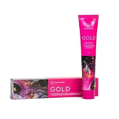 WHITE SECRET Отбеливающая зубная паста GOLD 75