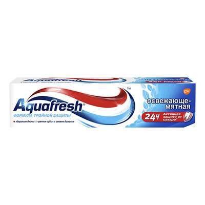 AQUAFRESH Зубная паста Освежающе-мятная
