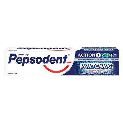 PEPSODENT Зубная паста Whitening Отбеливающая 75