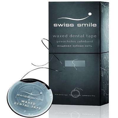 Swiss Smile Вощеная зубная лента 70