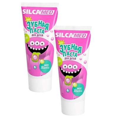 SILCAMED Детская зубная паста со вкусом жвачки 65