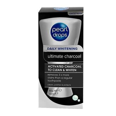 PEARL DROPS Паста зубная ULTIMATE CHARCOAL отбеливающая 50