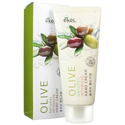 Ekel Крем для рук смягчающий с Оливой Natural Intensive Hand Cream Olive 100