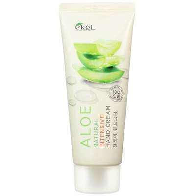 Ekel Крем для рук увлажняющий с экстрактом Алоэ Natural Intensive Hand Cream Aloe 100