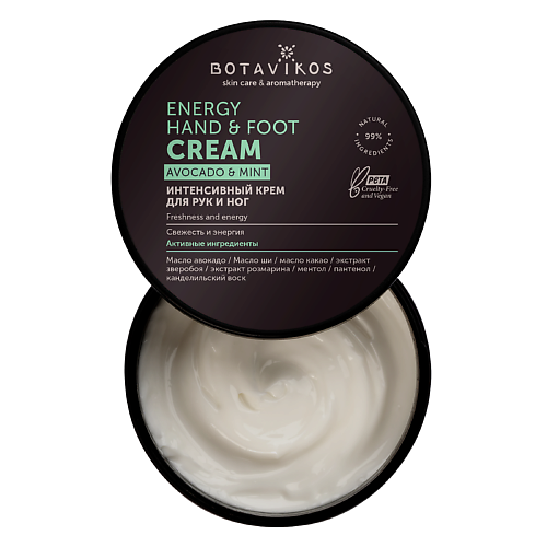 BOTAVIKOS Интенсивный крем для рук и ног Energy Hand&Foot Cream 250