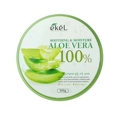 Ekel Гель для лица и тела с экстрактом Алоэ увлажняющий и успокаивающий Soothing Gel Aloe 300