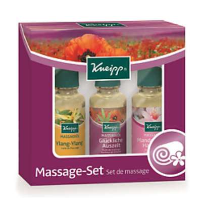 KNEIPP Набор массажных масел (Красный мак и конопля, Иланг-иланг, Миндаль)