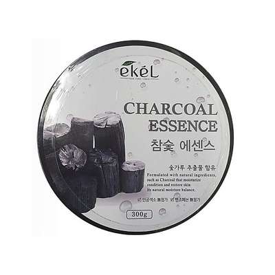 Ekel Гель для лица и тела с экстрактом Древесного угля увлажняющий Essence Gel Charcoal 300