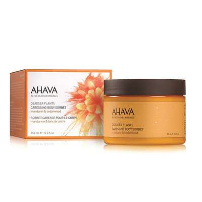 AHAVA Deadsea Plants Нежный крем для тела мандарин и кедра 350