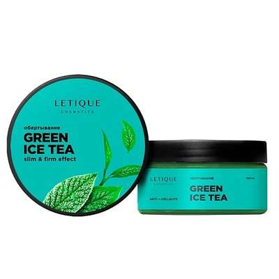 LETIQUE COSMETICS Холодное антицеллюлитное обертывание для тела Green Ice Tea 200