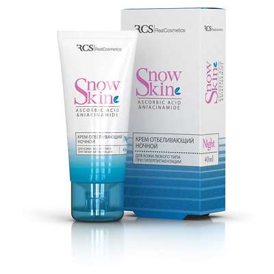 RCS/REALCOSMETICS Крем отбеливающий ночной, Snow Skin 40