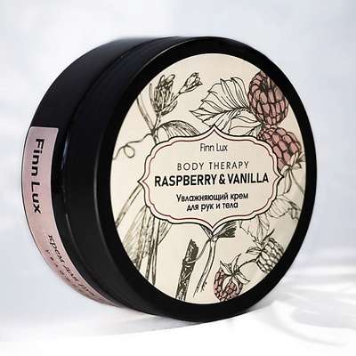 FINNLUX Питательный крем для рук и тела RASPBERRY & VANILLA 120