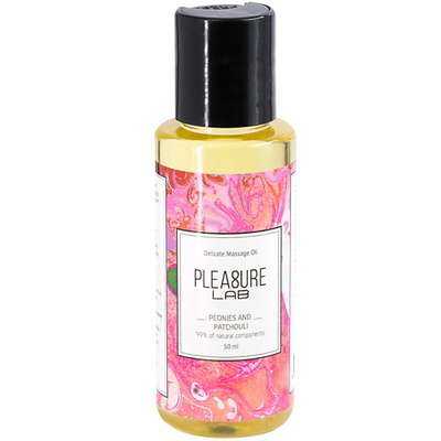 PLEASURE LAB Массажное масло Pleasure Lab Delicate пионы и пачули 50