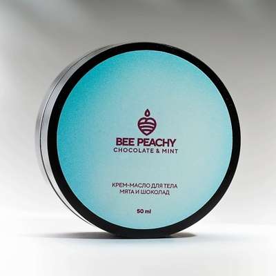 BEE PEACHY COSMETICS Крем-масло для тела Мята и Шоколад 50