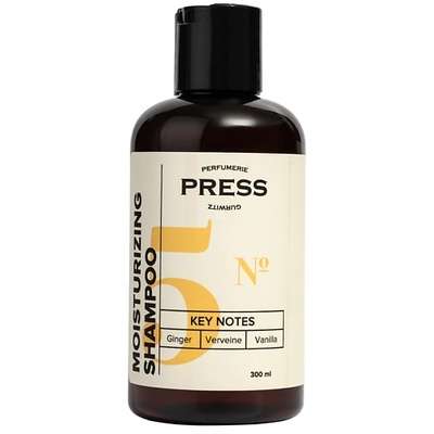 PRESS GURWITZ PERFUMERIE Шампунь для волос безсульфатный парфюмированный №5 глубокой очистки 300