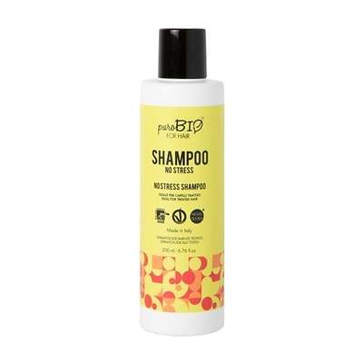 PUROBIO Шампунь для поврежденных и окрашенных волос Нет стрессу No Stress Shampoo 200