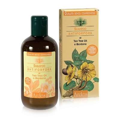 ARDES Шампунь от перхоти с маслом чайного дерева Shampoo Antiforfora al tea tree oil e bardana 250