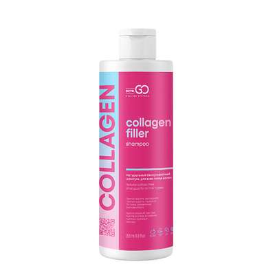 DCTR.GO HEALING SYSTEM Шампунь для глубокого восстановления волос Collagen Filler Shampoo 250