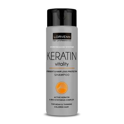 LORVENN HAIR PROFESSIONALS Шампунь KERATIN VITALITY для восстановления волос с кератином 300