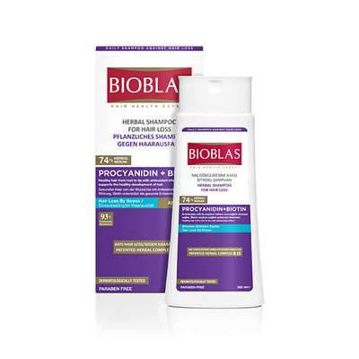 BIOBLAS Шампунь для всех типов волос с экстрактом виноградных косточек и биотином