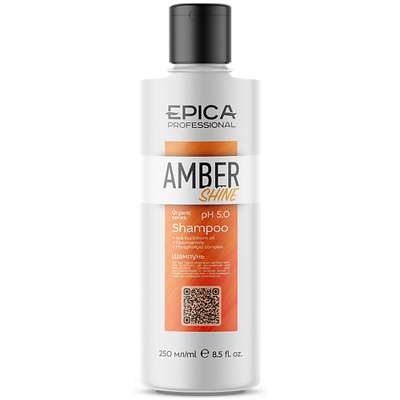 EPICA PROFESSIONAL Шампунь для восстановления и питания AMBER SHINE ORGANIC