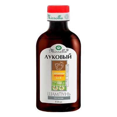 MIRROLLA Шампунь Луковый с комплексом витаминов 150