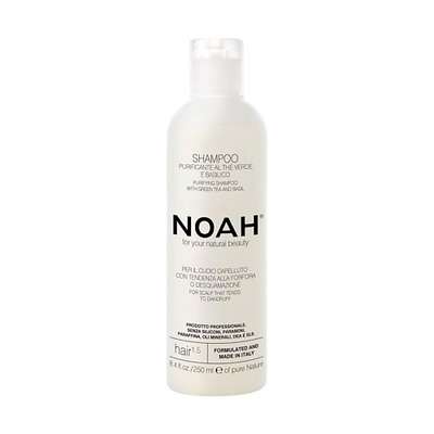 NOAH FOR YOUR NATURAL BEAUTY Шампунь для волос очищающий с зеленым чаем и базиликом