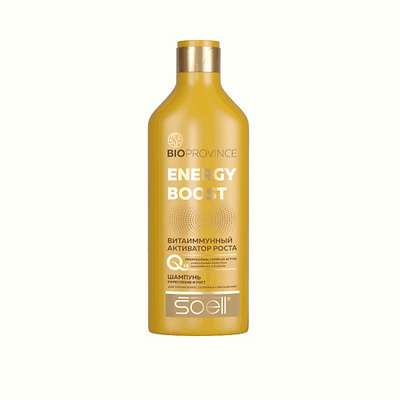 SOELL BIOPROVINCE шампунь для волос ENERGY BOOST 400